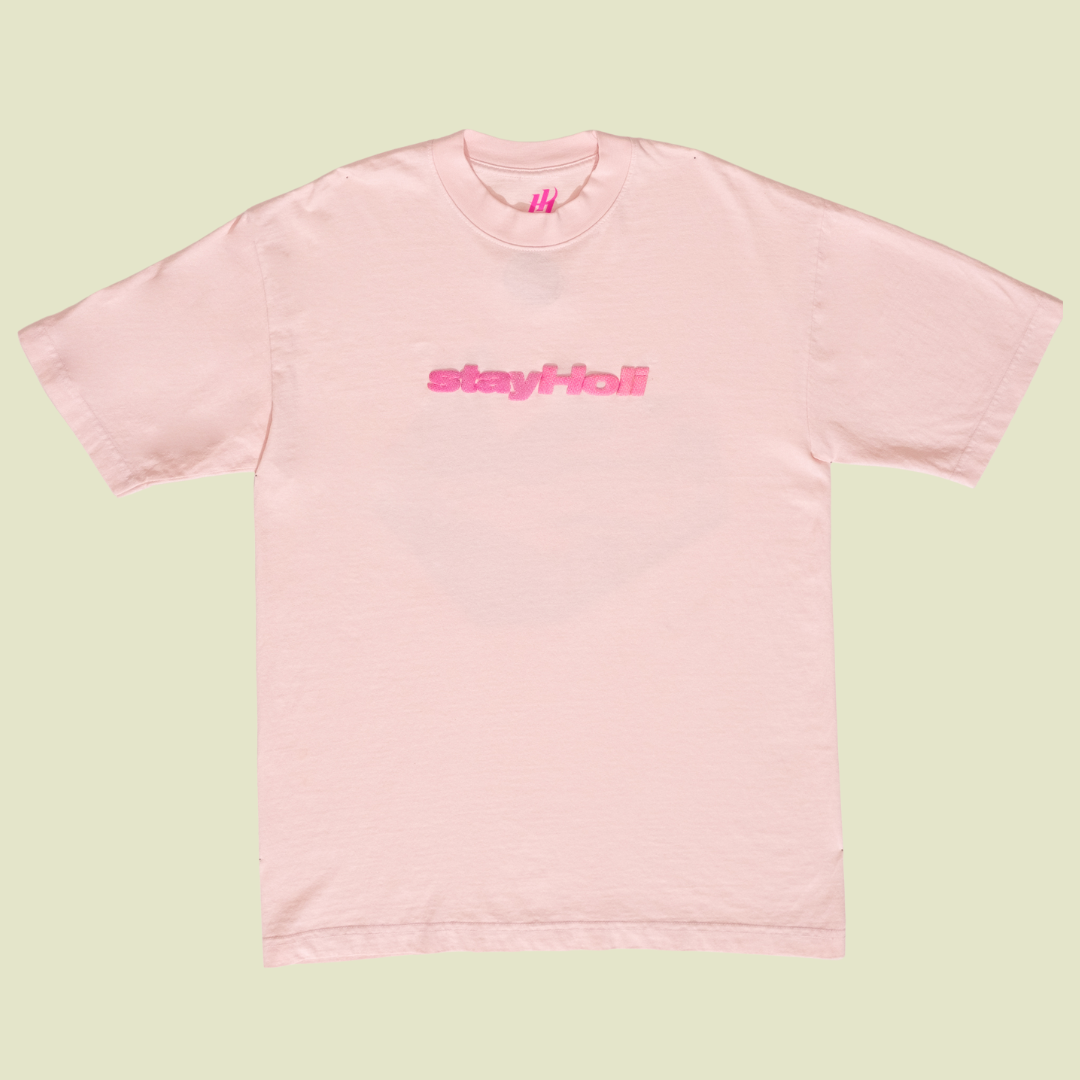 HoliJo Sport Holi Court Tee Pink Product Front View
