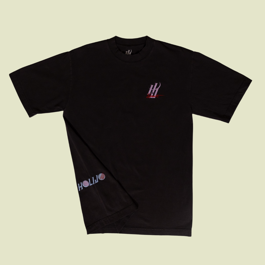 HoliJo Sport Staple Tee Black Product Side View